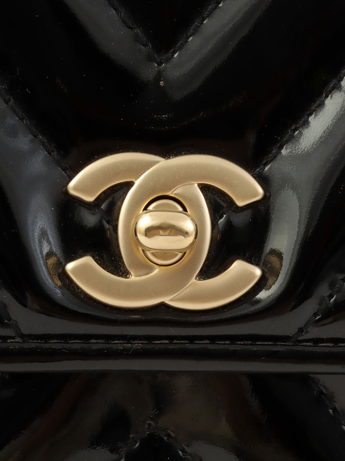 2003年頃製 パテントCCターンロックチェーンバッグ ブラック