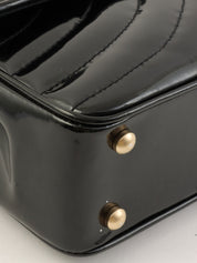 2003 Patent CC Turn Lock Chain Bag, Black