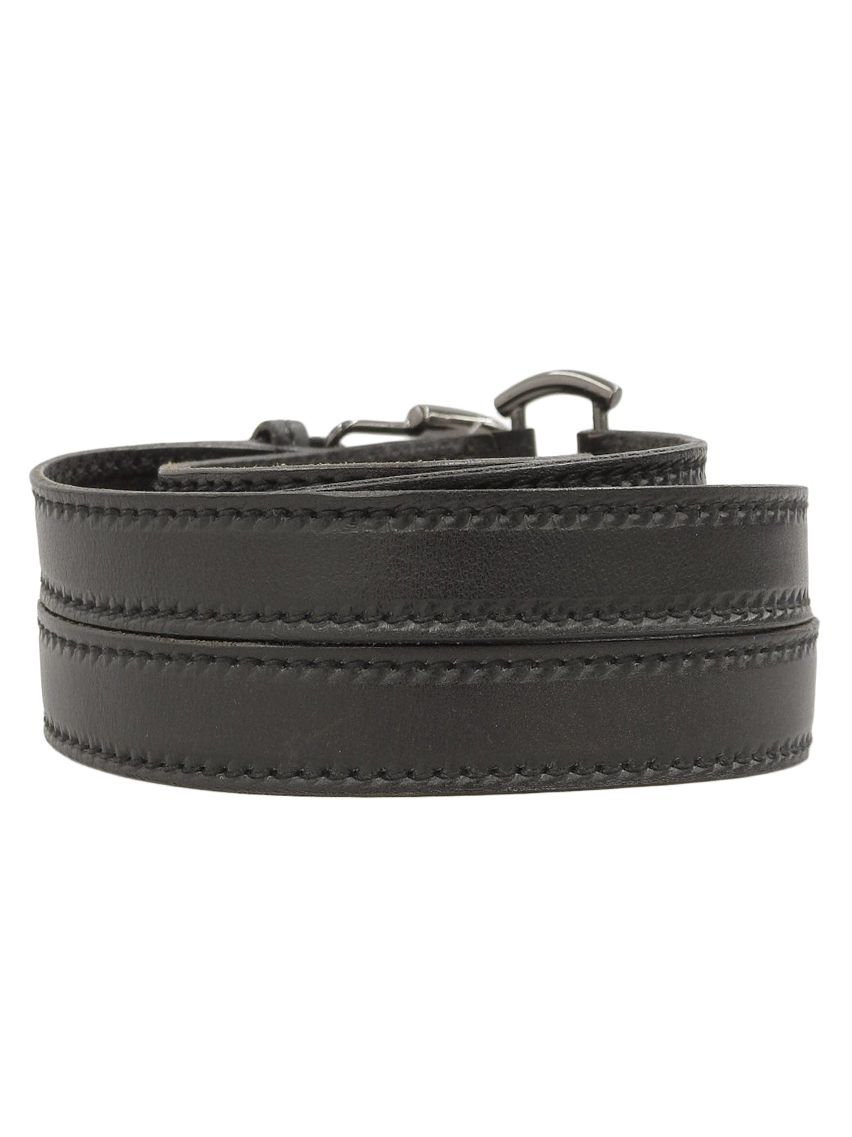 GGロゴステッチベルト ブラック