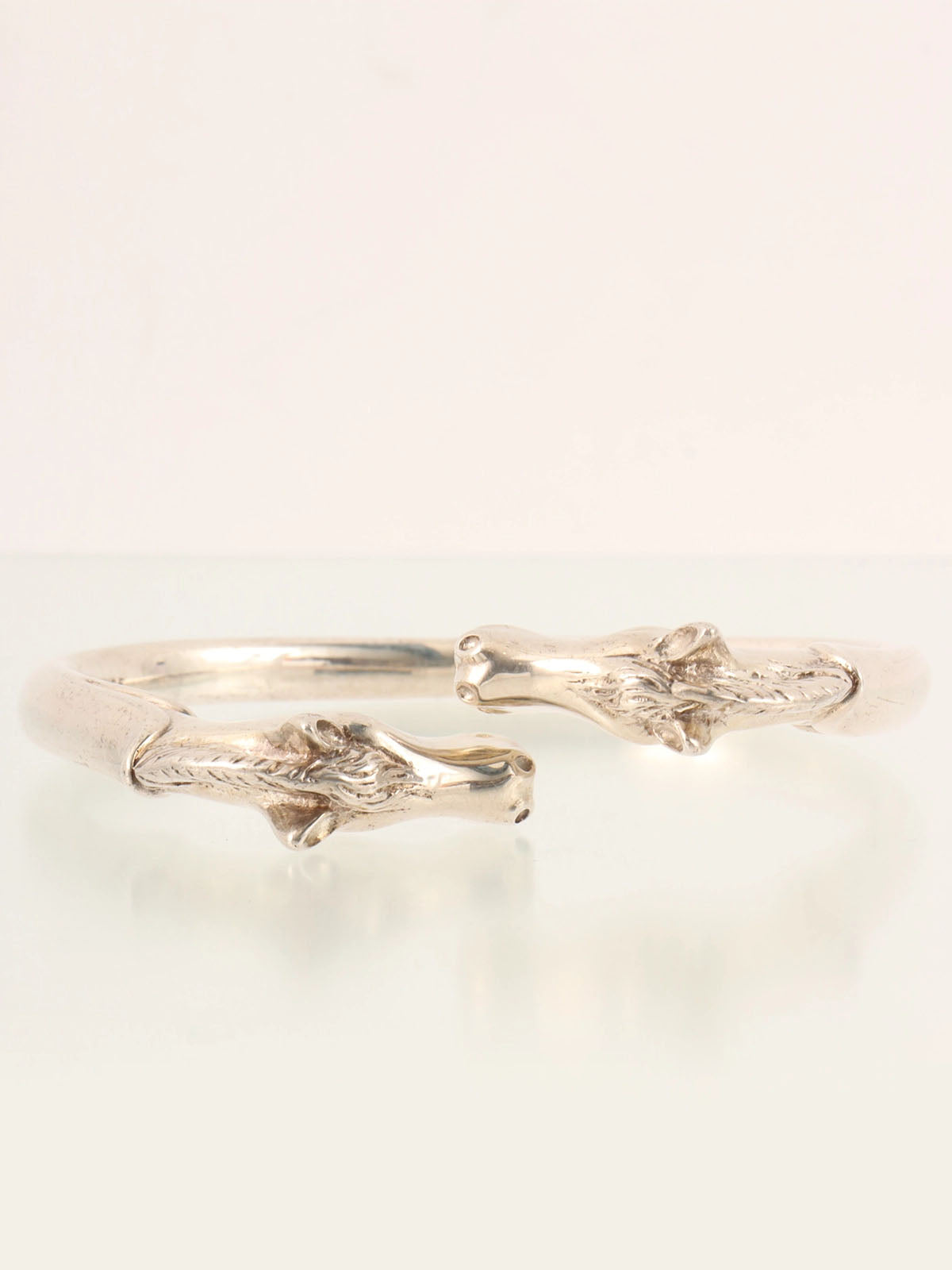 Cheval Horse Bangle Silver