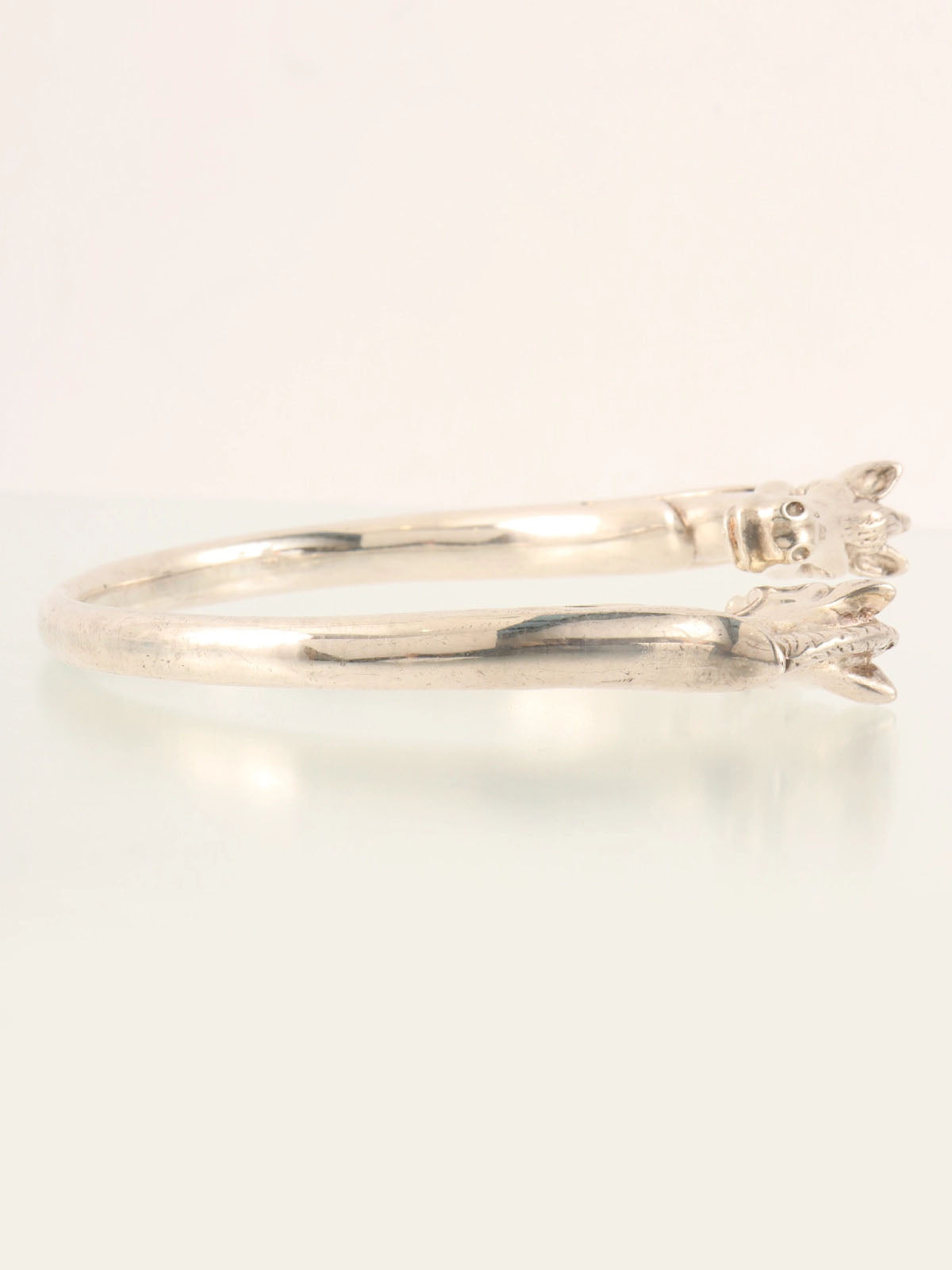 Cheval Horse Bangle Silver
