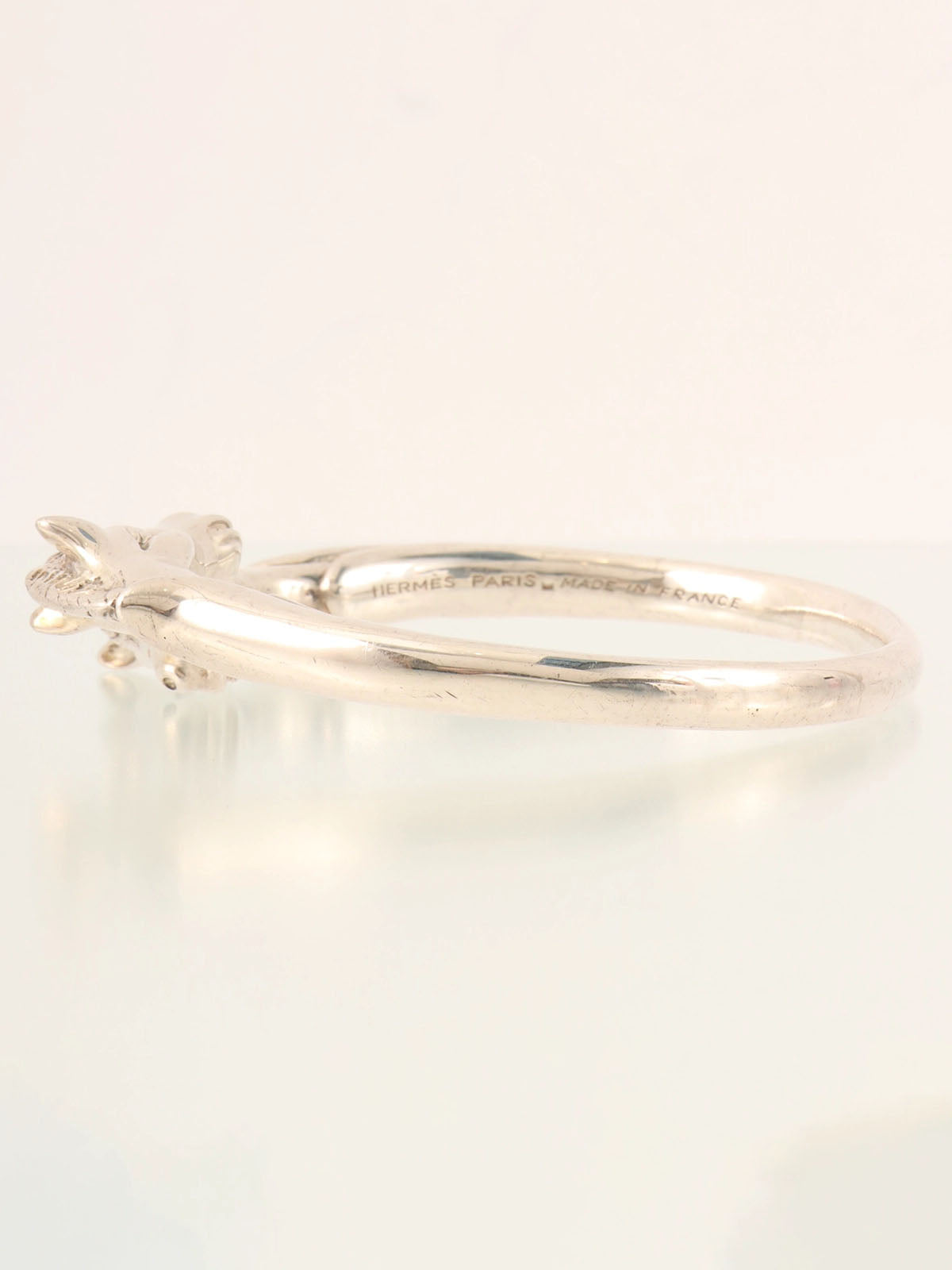 Cheval Horse Bangle Silver