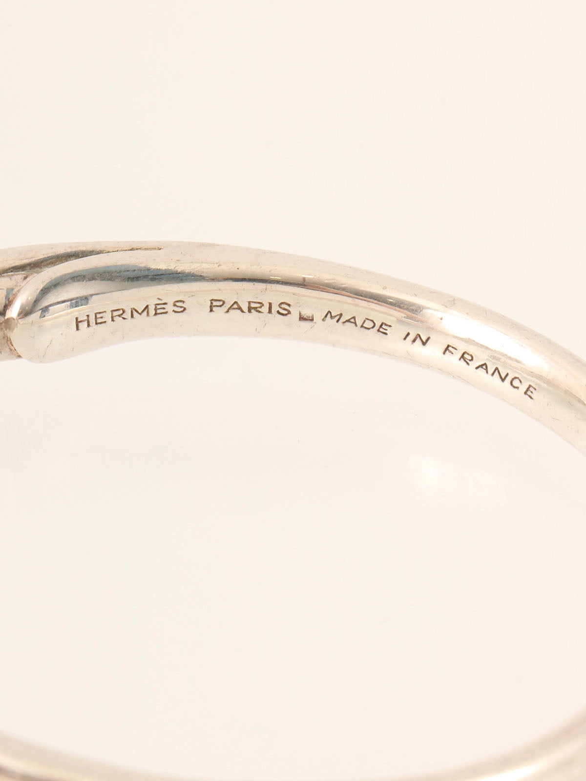 Cheval Horse Bangle Silver