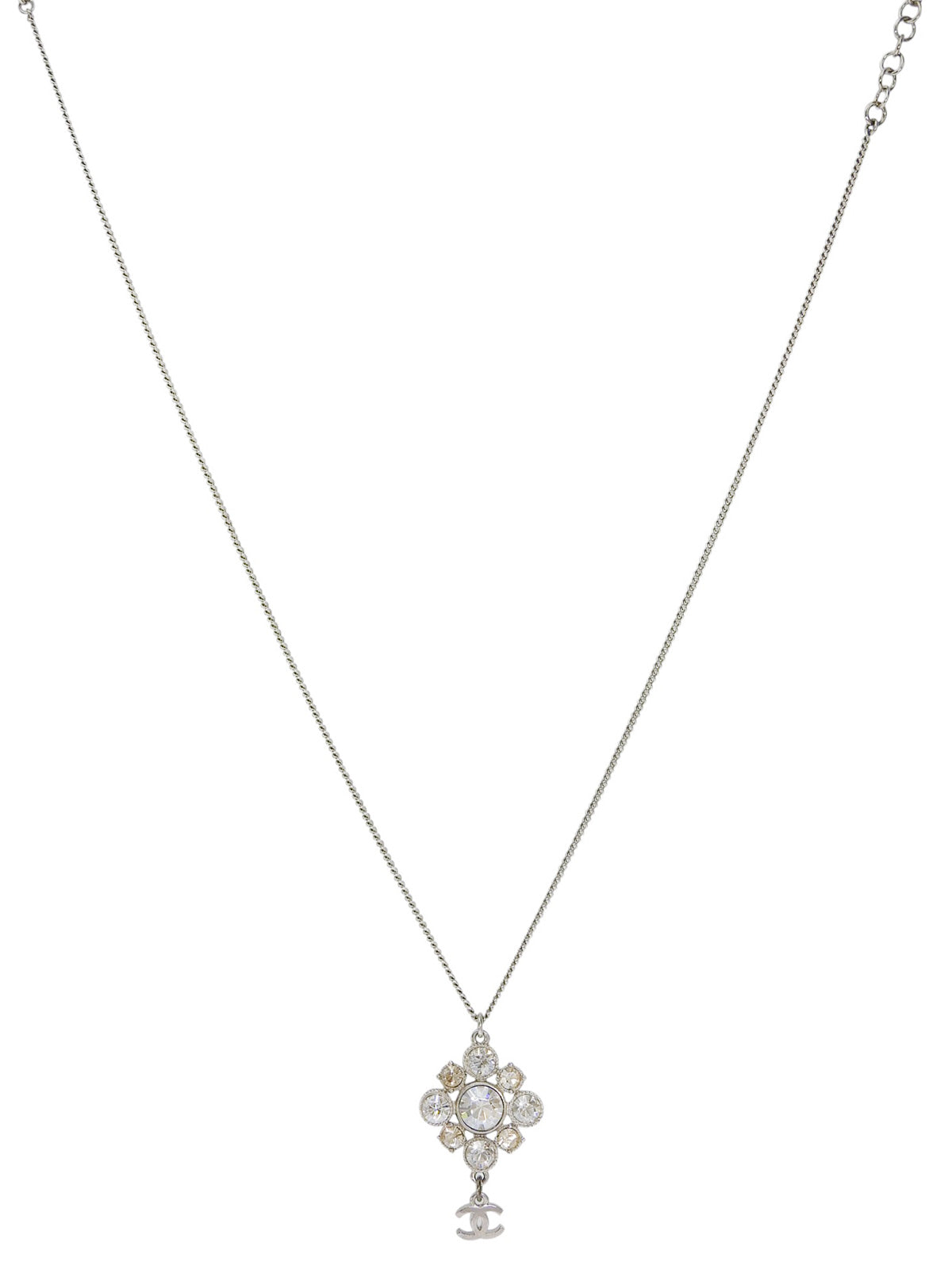 2009年製 ビジューCCマークネックレス シルバー