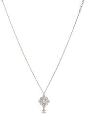 2009年製 ビジューCCマークネックレス シルバー