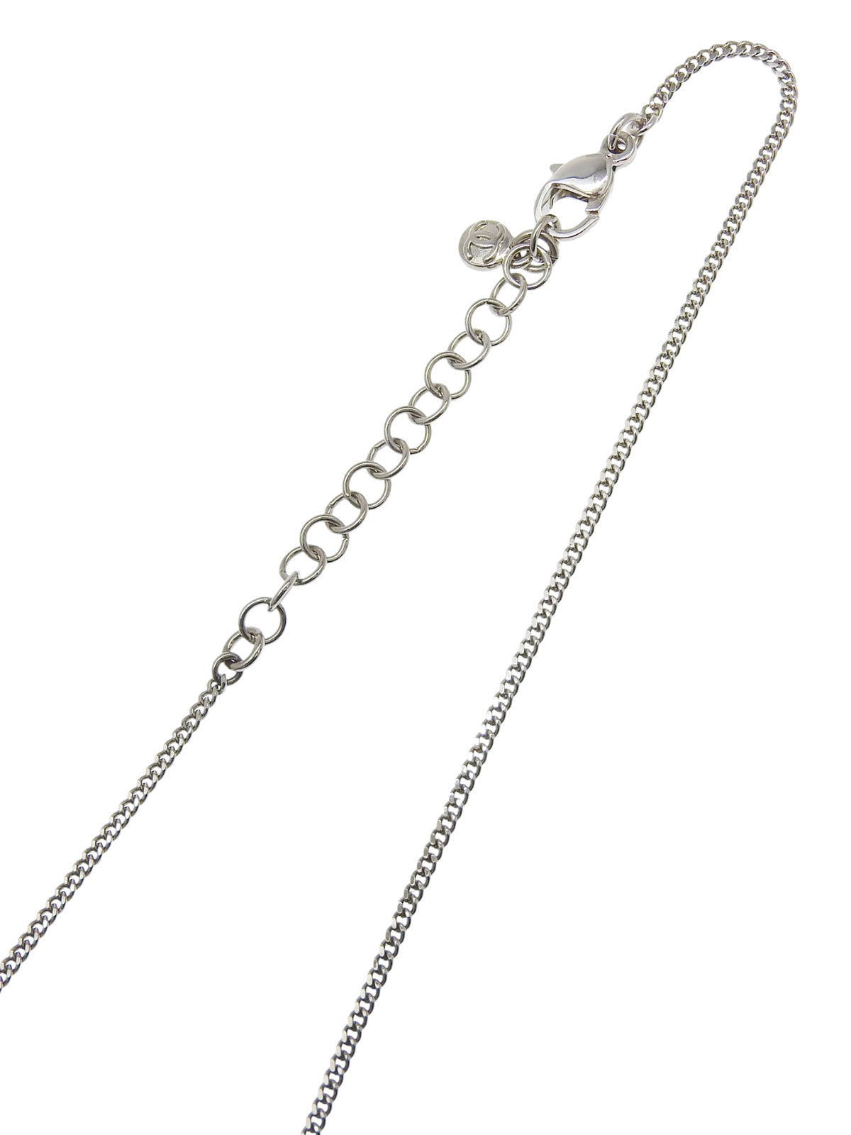 2009年製 ビジューCCマークネックレス シルバー