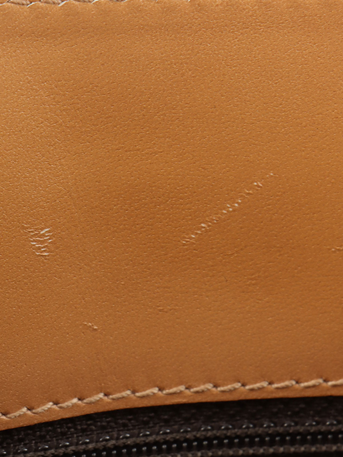 Trotter Pattern Top Handle Bag Brown