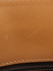 トロッターパターンハンドバッグ ブラウン