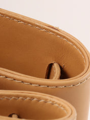 トロッターパターンハンドバッグ ブラウン