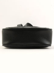 2005年頃製 キャビアスキンCCマークステッチショルダーバッグ ブラック