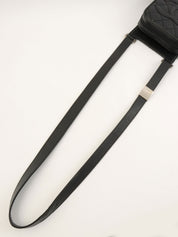 2005年頃製 キャビアスキンCCマークステッチショルダーバッグ ブラック