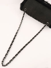 2007 Sports Line Mouton CC Turn Lock Chain Bag, Black