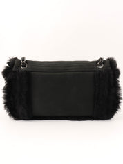 2007 Sports Line Mouton CC Turn Lock Chain Bag, Black