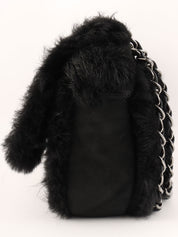 2007 Sports Line Mouton CC Turn Lock Chain Bag, Black