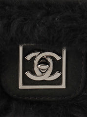 2007 Sports Line Mouton CC Turn Lock Chain Bag, Black