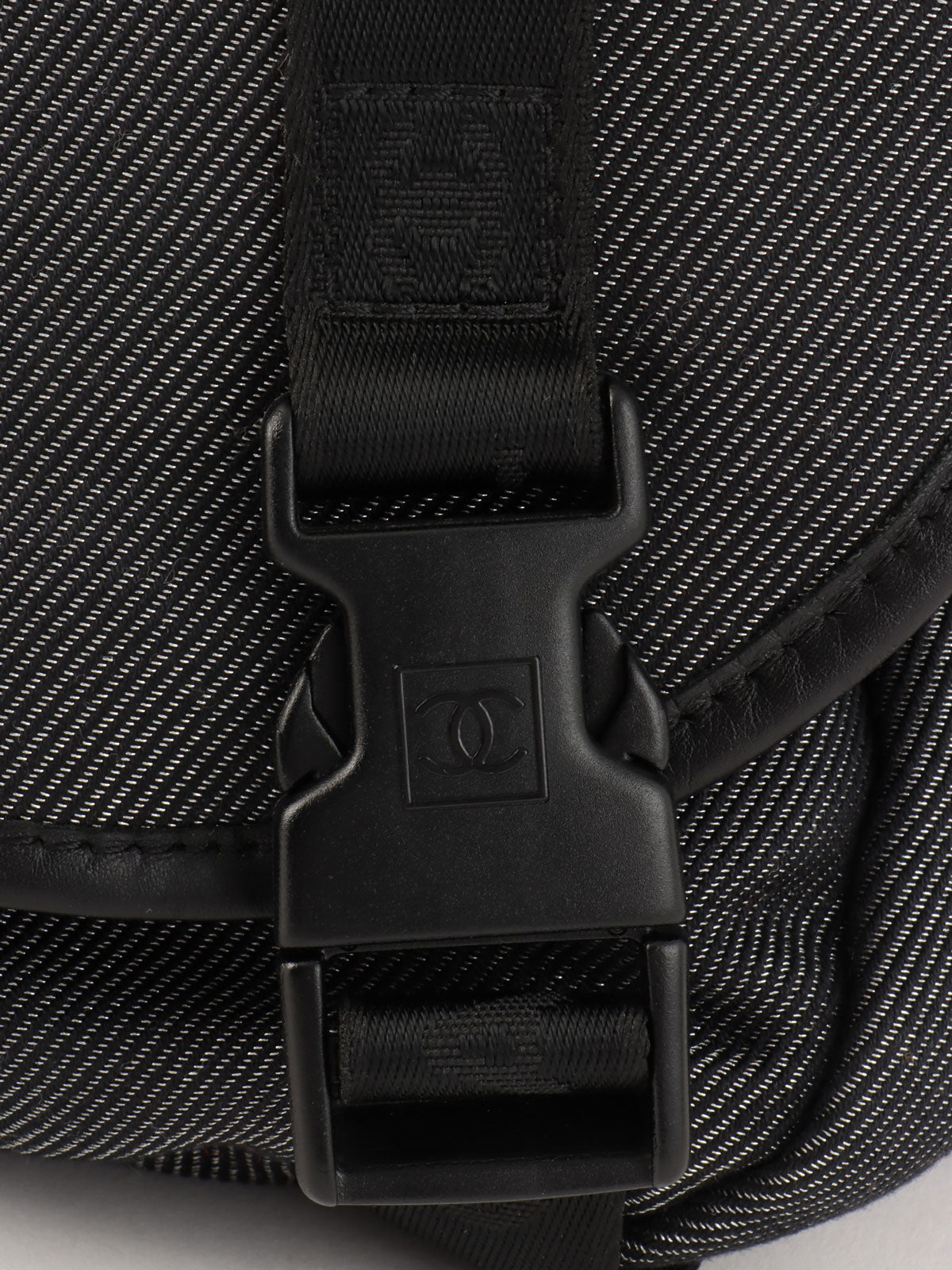 2005 Sports Line CC Mark Logo Shoulder Bag Gray