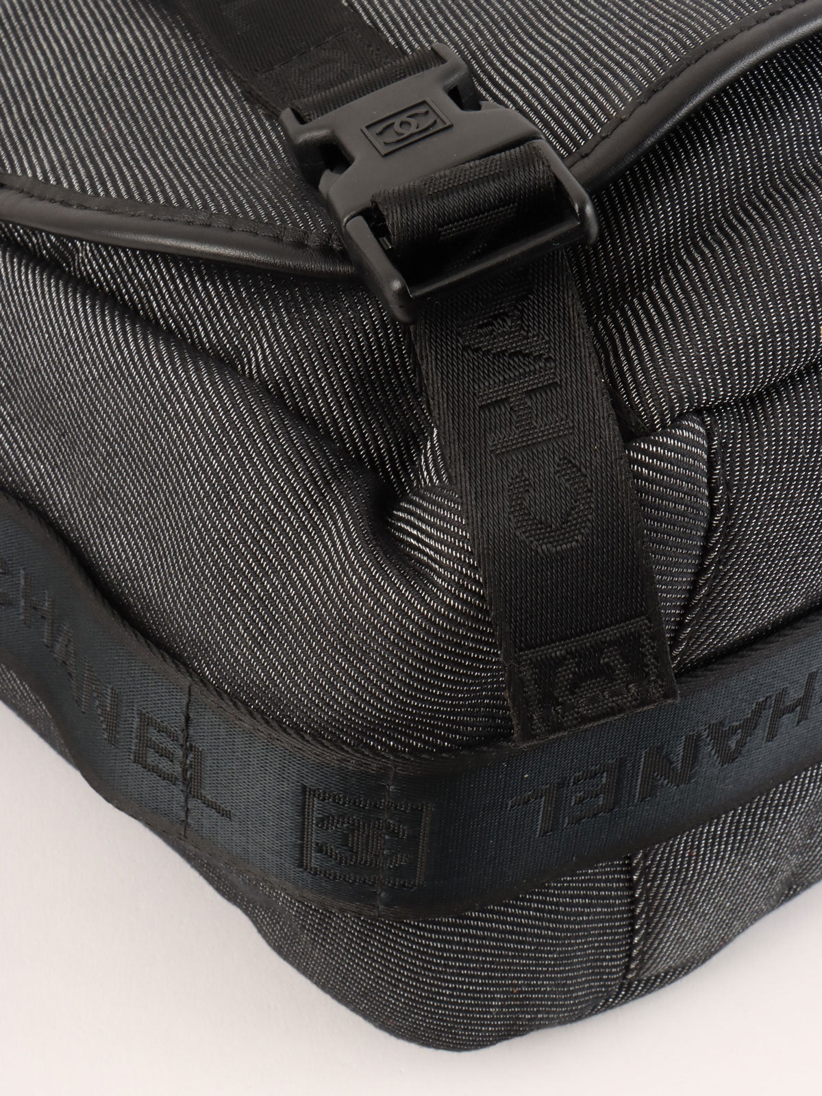 2005 Sports Line CC Mark Logo Shoulder Bag Gray