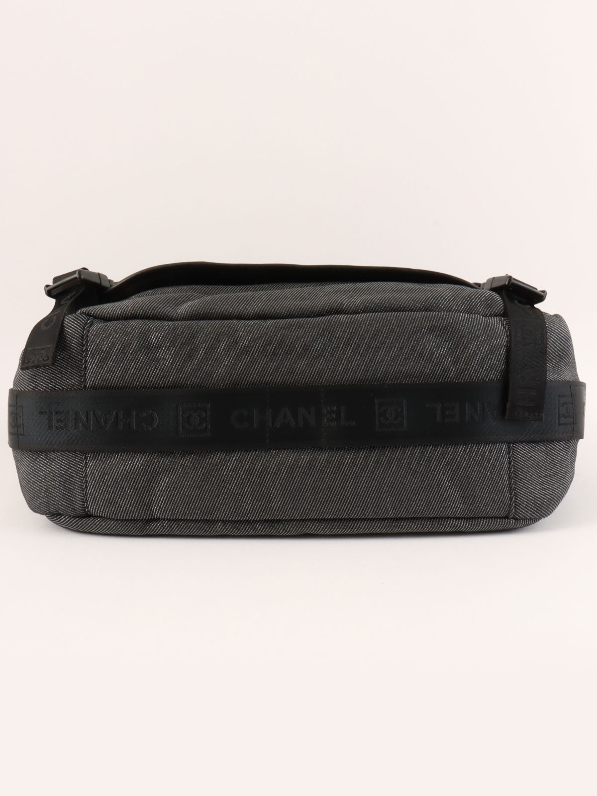 2005 Sports Line CC Mark Logo Shoulder Bag Gray