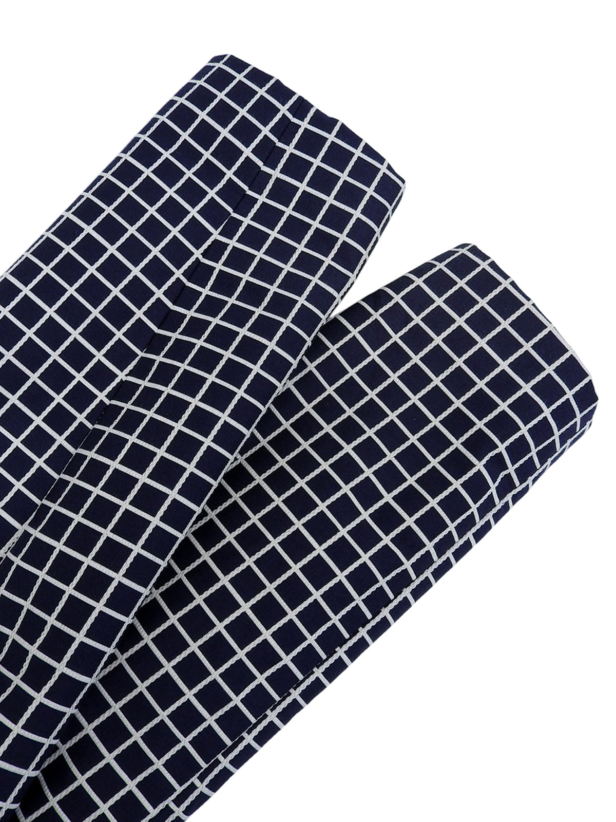 Check pattern jacket in navy/white