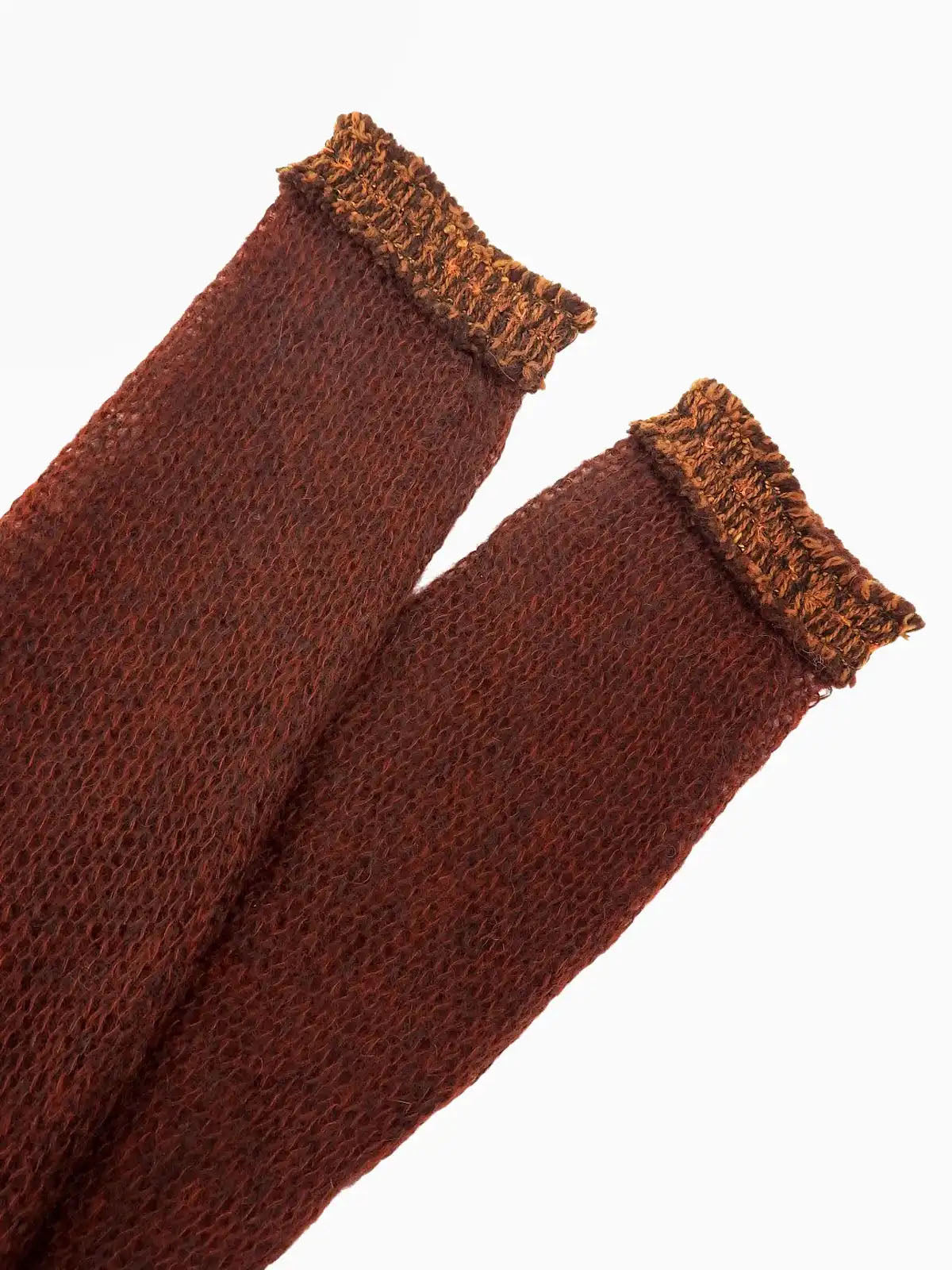 1998年製 モヘアCCマークプレートタートルネックニット ワインレッド