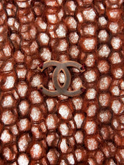 1998年製 モヘアCCマークプレートタートルネックニット ワインレッド