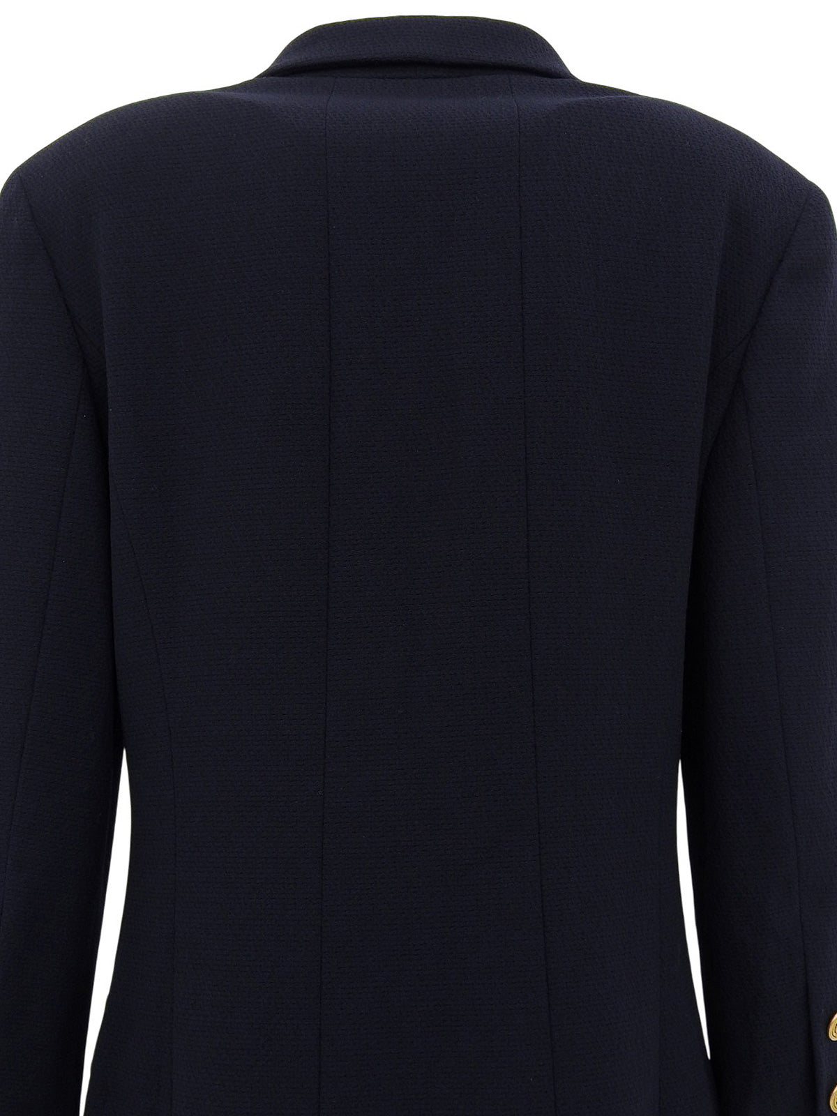 ウールCCマークボタンジャケット ネイビー