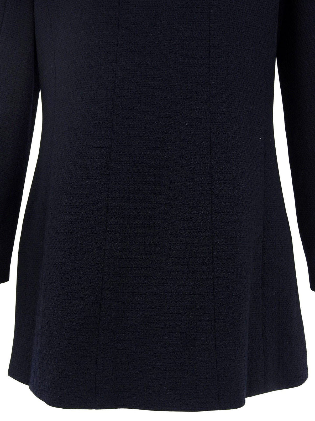 ウールCCマークボタンジャケット ネイビー