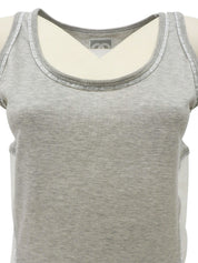 2004 网眼设计 CC 标志无袖上衣 灰/白色