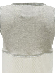 2004 网眼设计 CC 标志无袖上衣 灰/白色