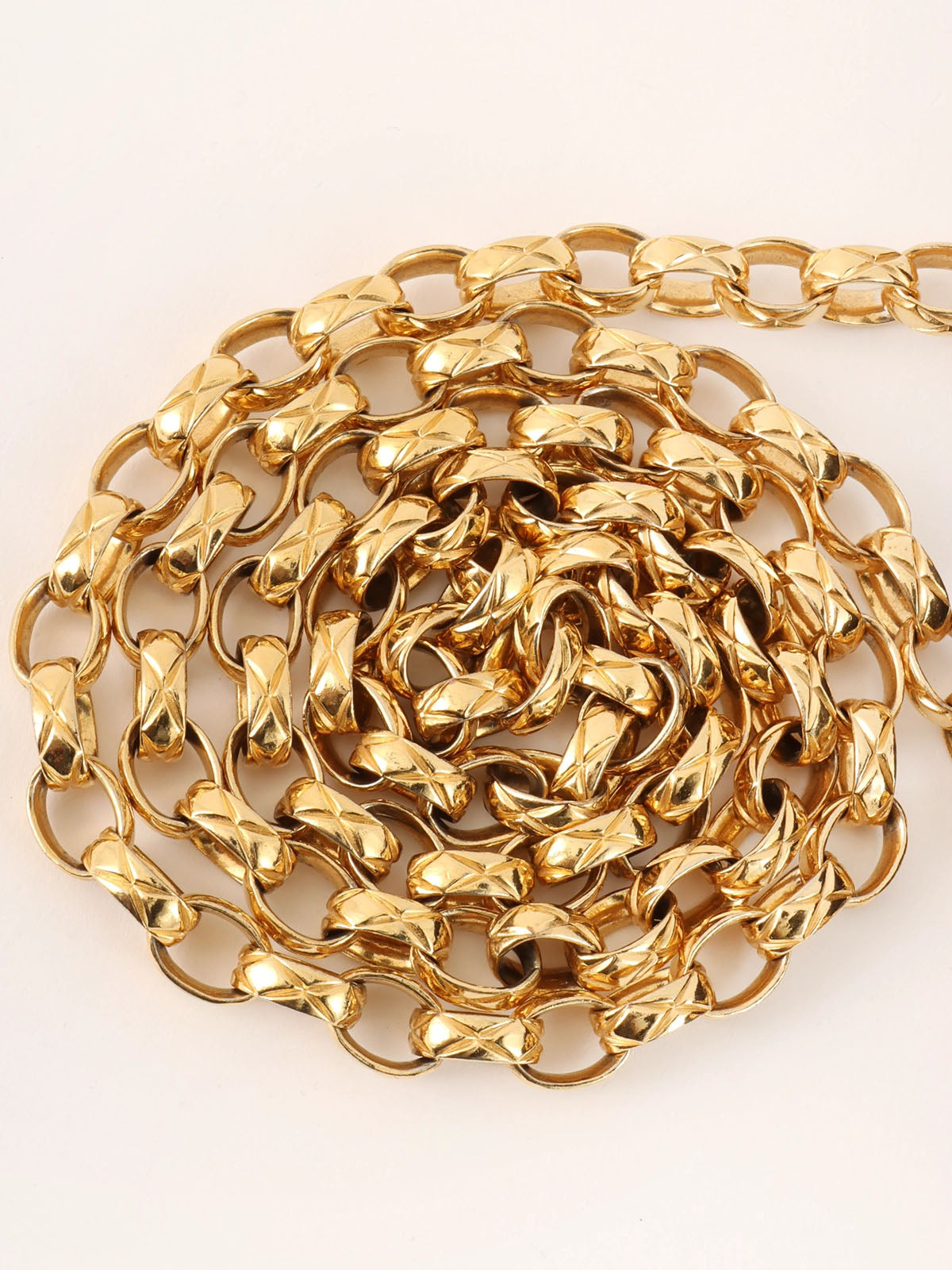 1992年頃製　シルクサテンCCターンロックビジューチェーンバッグミニ　ブラック