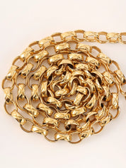 1992年頃製　シルクサテンCCターンロックビジューチェーンバッグミニ　ブラック