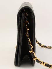 2000 Full Flap CC Turn Lock Chain Bag, Black