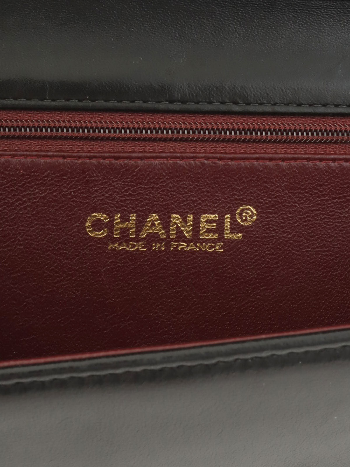 2000年頃製造 フルフラップCCターンロックチェーンバッグ ブラック