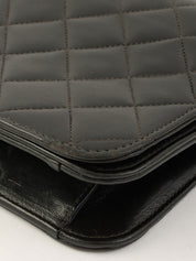 2000 Full Flap CC Turn Lock Chain Bag, Black