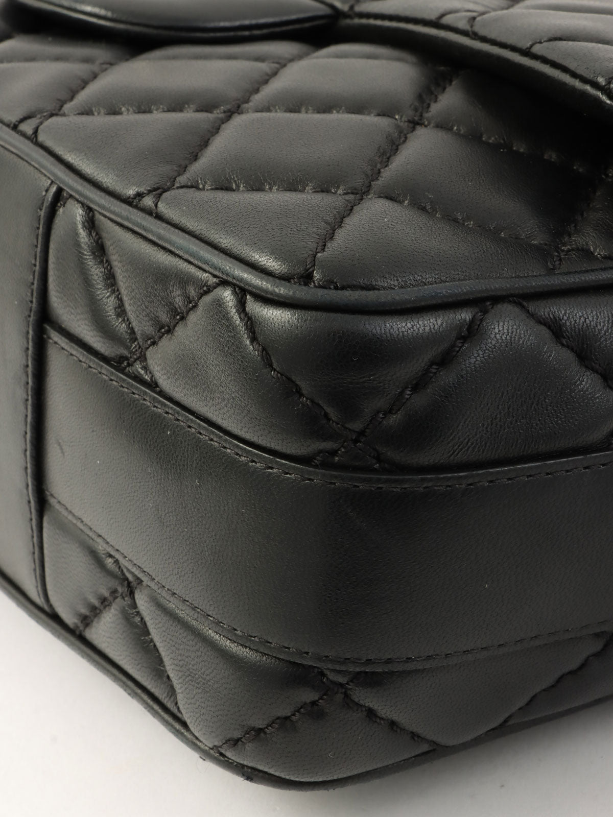 2014年頃製 マトラッセステッチCCターンロック2wayチェーンショルダーバッグ ブラック