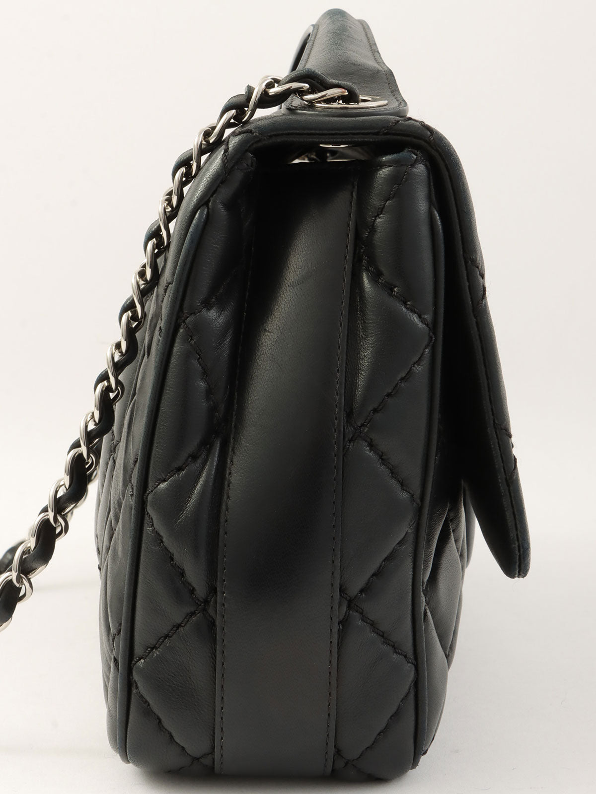 2014年頃製 マトラッセステッチCCターンロック2wayチェーンショルダーバッグ ブラック