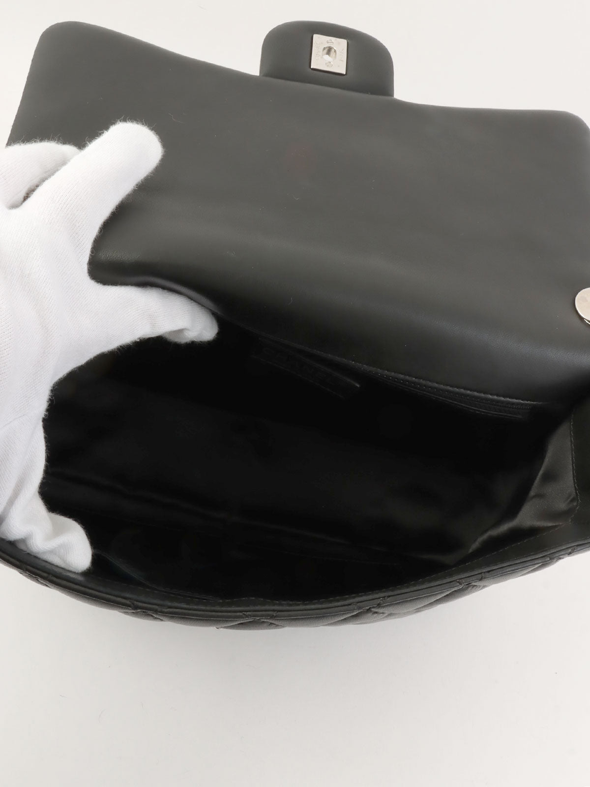 2014年頃製 マトラッセステッチCCターンロック2wayチェーンショルダーバッグ ブラック