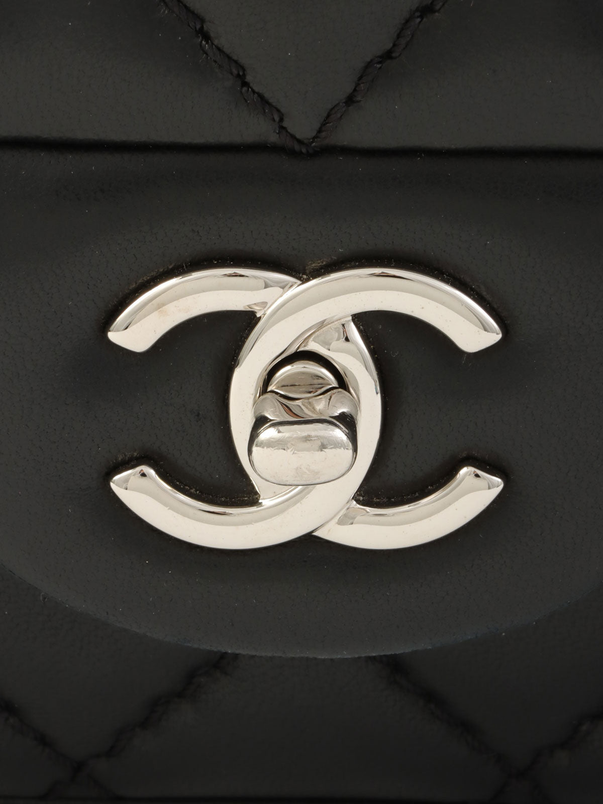 2014年頃製 マトラッセステッチCCターンロック2wayチェーンショルダーバッグ ブラック