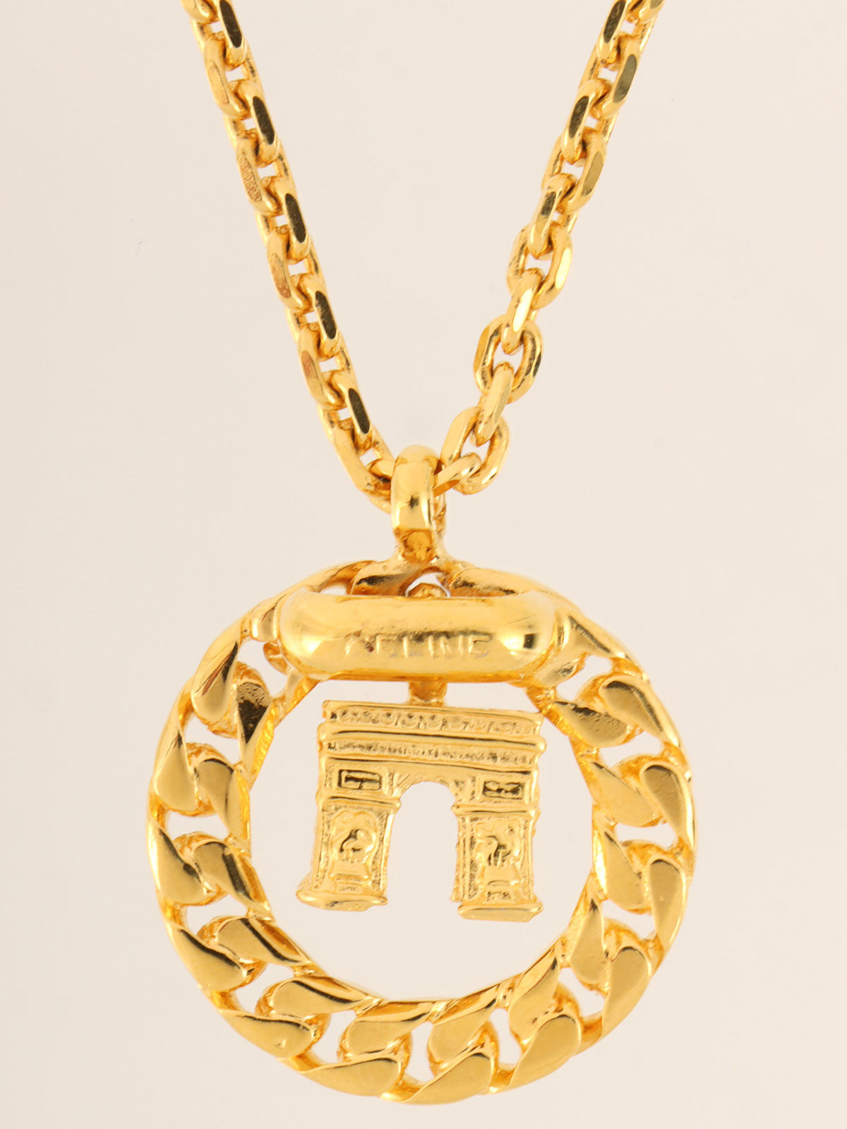 アルクドゥトリオンフモチーフネックレス ゴールド