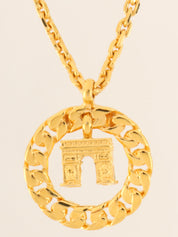 アルクドゥトリオンフモチーフネックレス ゴールド