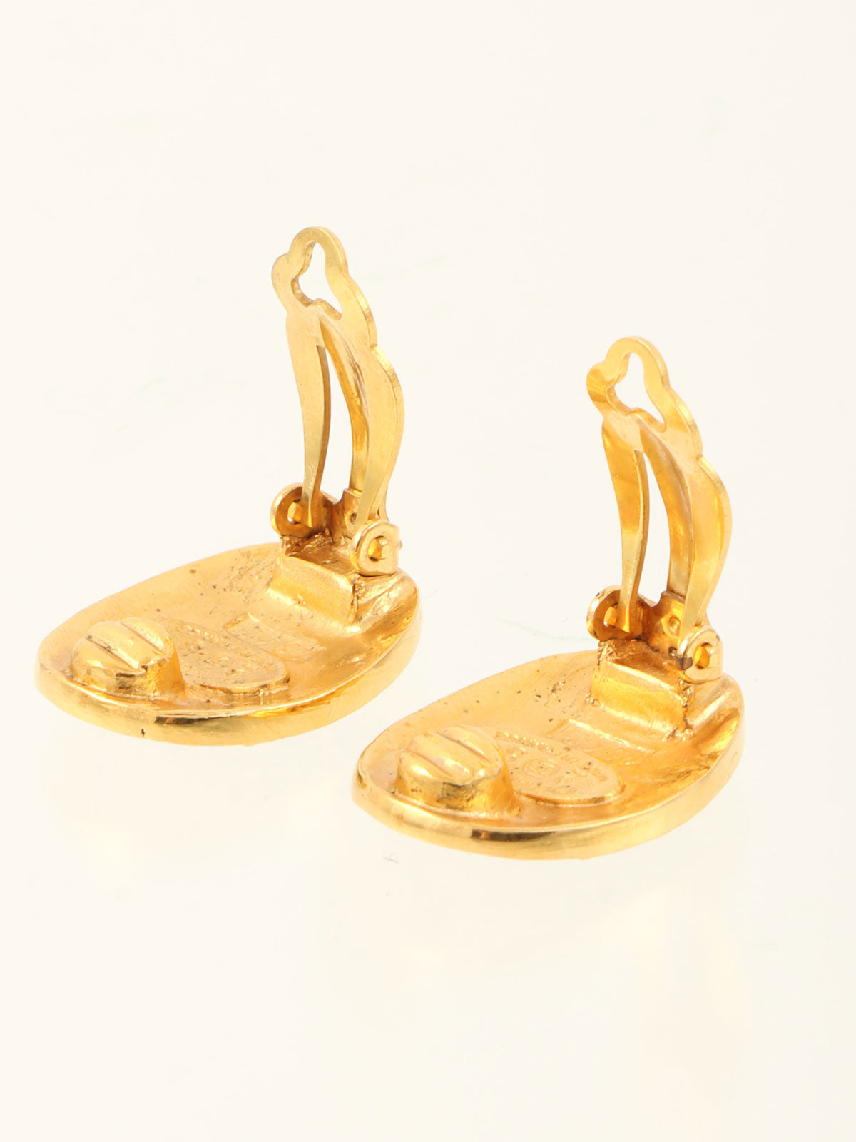 1993年製　オーバルロゴCCマークイヤリング　ゴールド