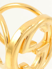 金质GG盘形围巾戒指