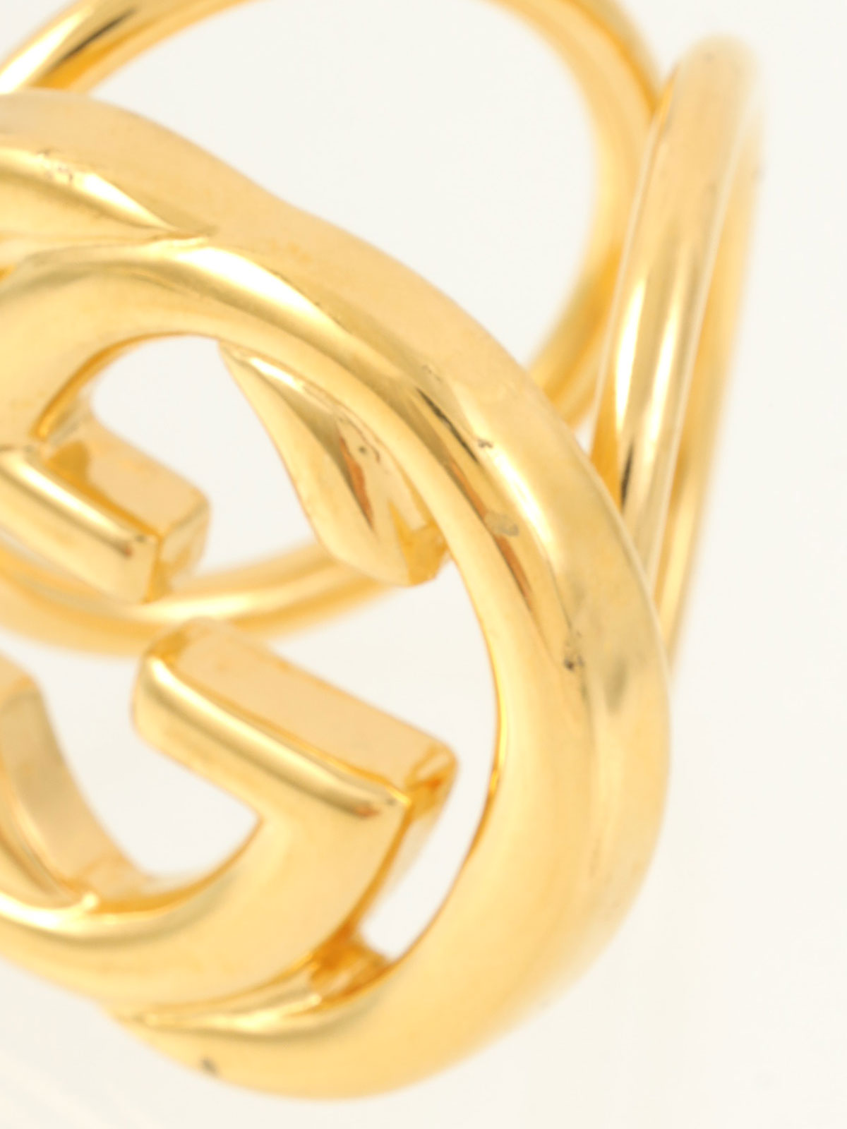 GG Plate Scarf Ring in Gold
