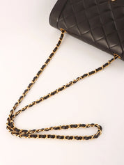 1995 Diana Flap Chain Bag 25cm Black