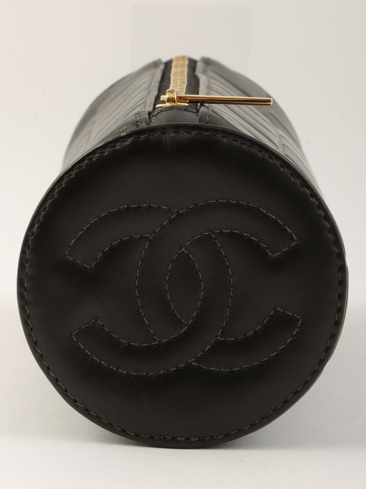 2001年頃製 チョコバーCCマークステッチポーチ ブラック