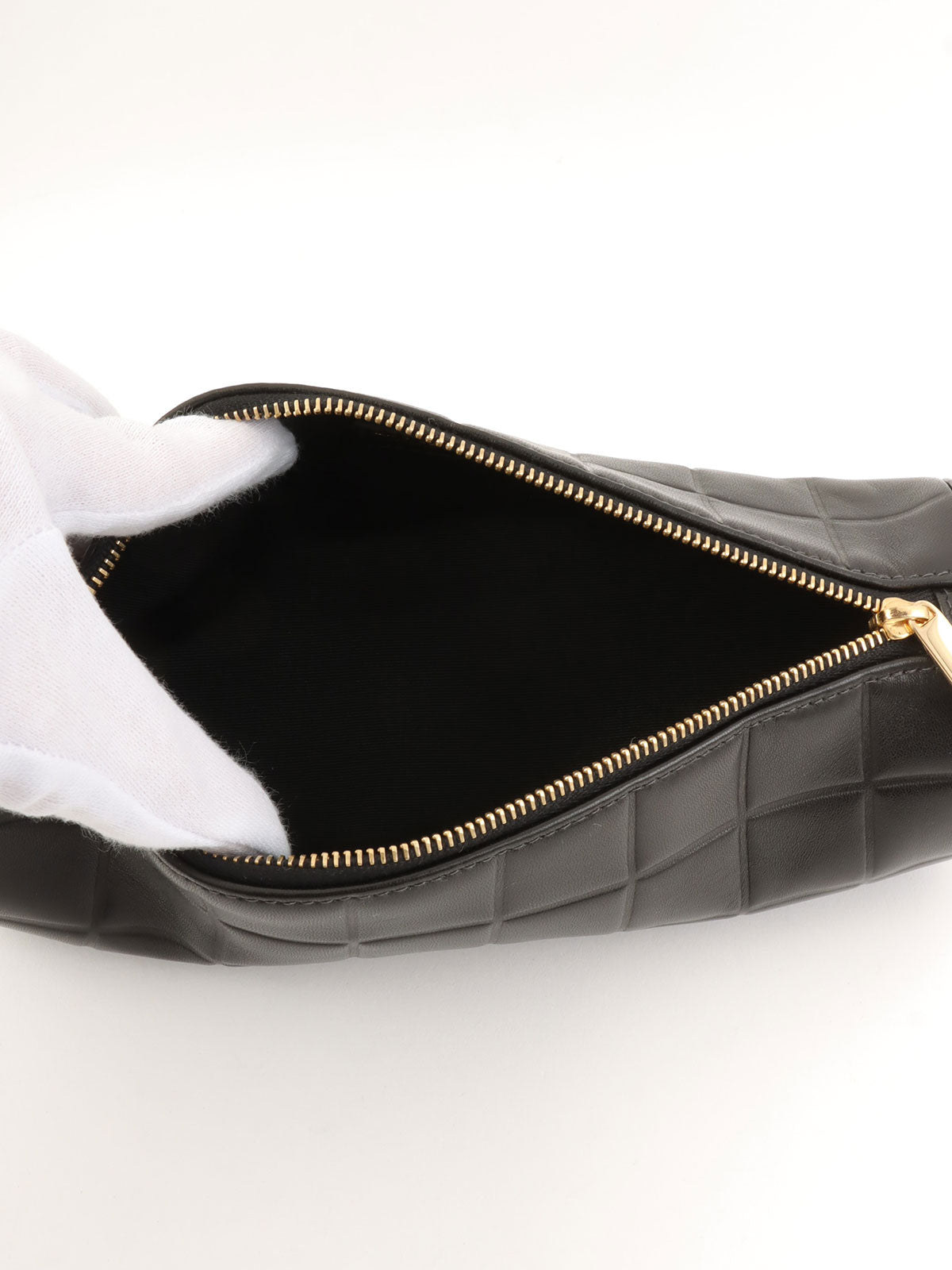 2001年頃製 チョコバーCCマークステッチポーチ ブラック