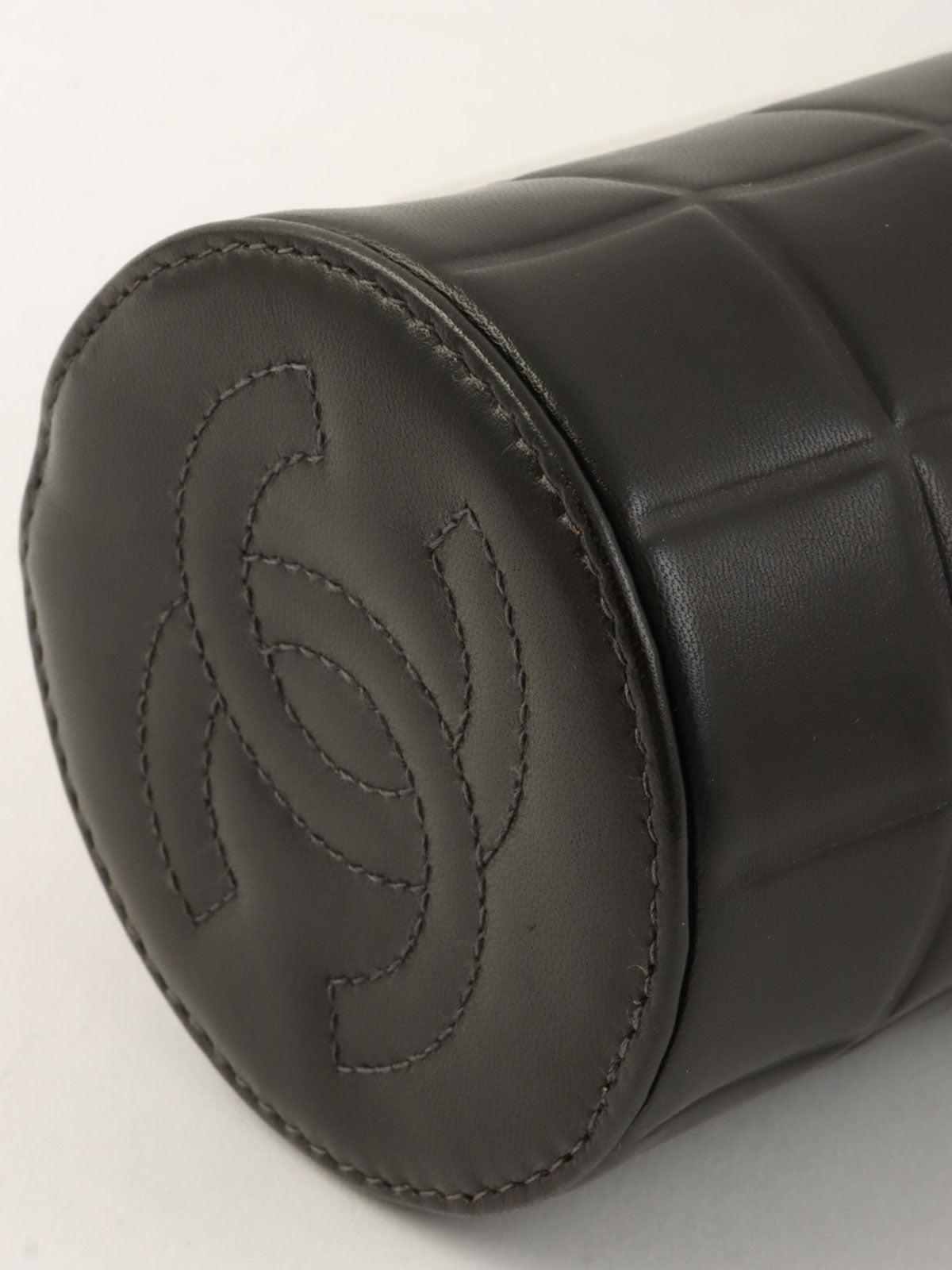 2001年頃製 チョコバーCCマークステッチポーチ ブラック