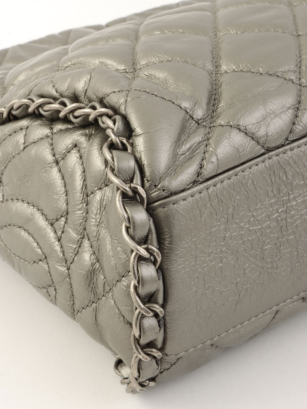 2010年頃製 マトラッセステッチチェーンアラウンドショルダーバッグ シルバー