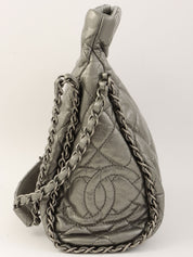2010年頃製 マトラッセステッチチェーンアラウンドショルダーバッグ シルバー
