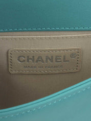 2014 Boy Chanel Chain Shoulder Bag, Turquoise